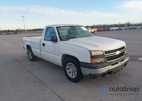 2006 Chevrolet Silverado 1500 Work Truck from USA, damaged, VIN 3GCEC14X56G146599